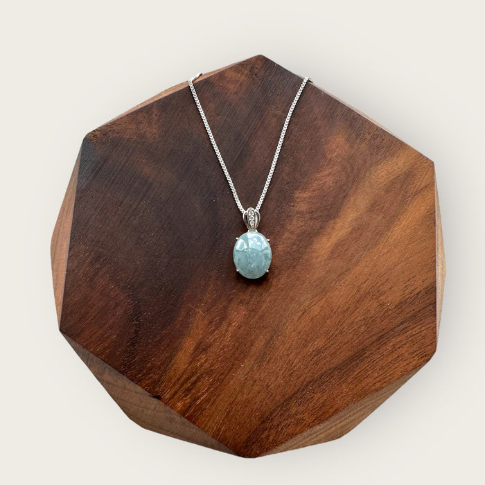 Monet Jadeite Cabochon Necklace