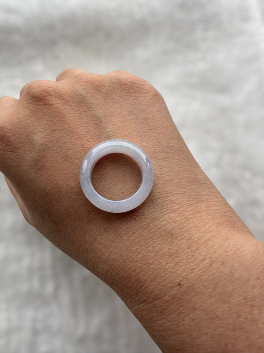 Icy Purple Jadeite Ring