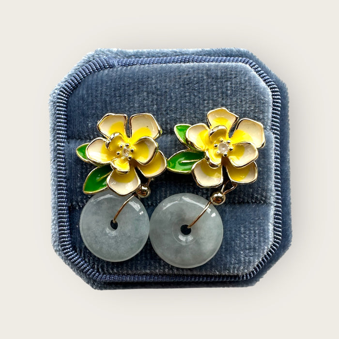 Jadeite Earring Studs