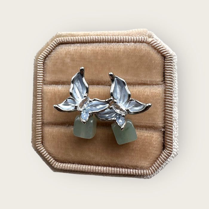 Jadeite Earring Studs