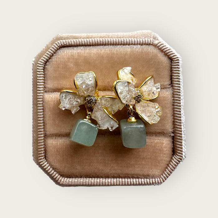 Jadeite Earring Studs