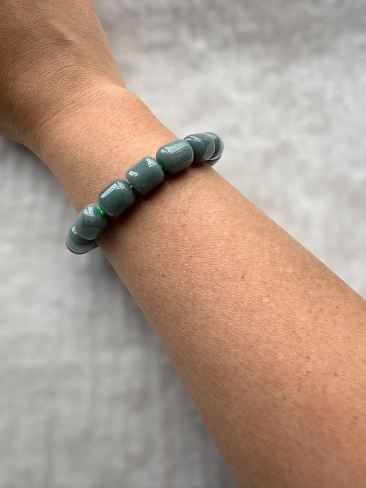 Barrel Jadeite Bracelet