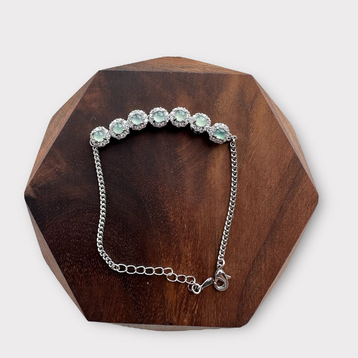 Jadeite Tennis Bracelet
