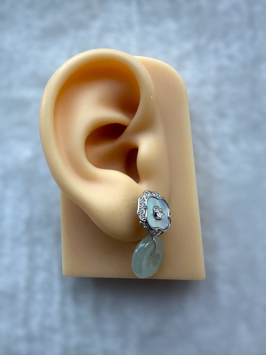 Jadeite Earring Studs
