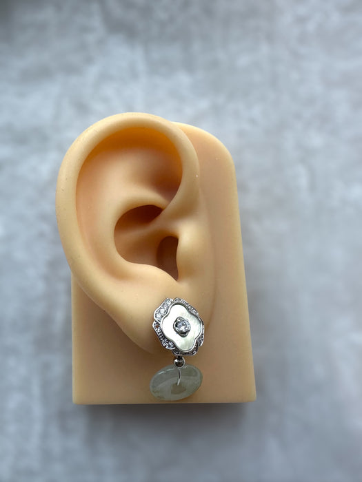 Jadeite Earring Studs