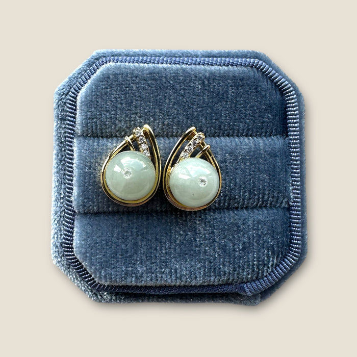 Jadeite Earring Studs