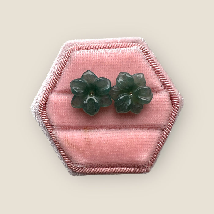 Jadeite Earring Studs