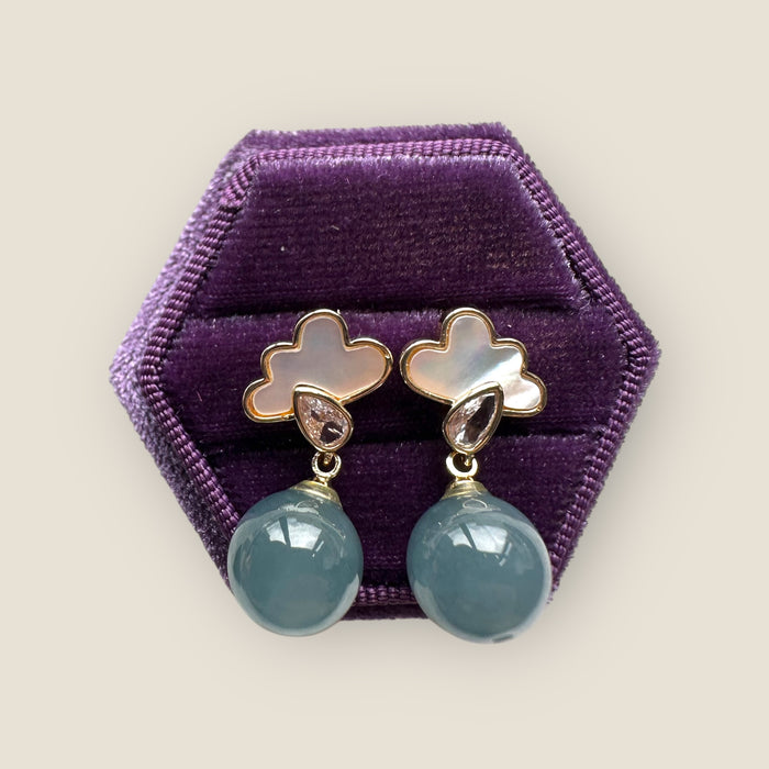 Jadeite Earring Studs