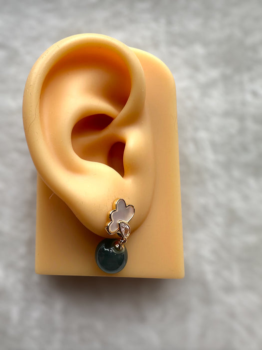 Jadeite Earring Studs
