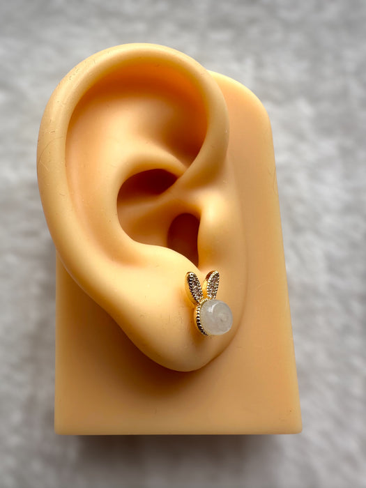 Jadeite Earring Studs