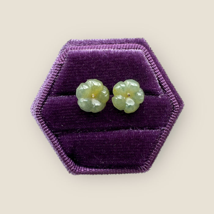 Jadeite Earring Studs