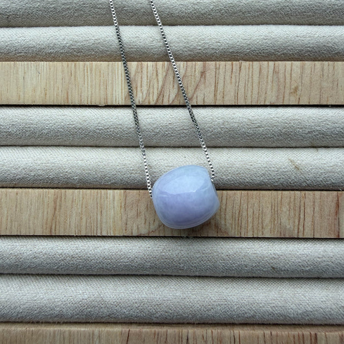 Purple Barrel Jadeite Necklace