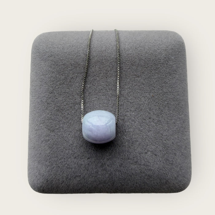 Purple Barrel Jadeite Necklace