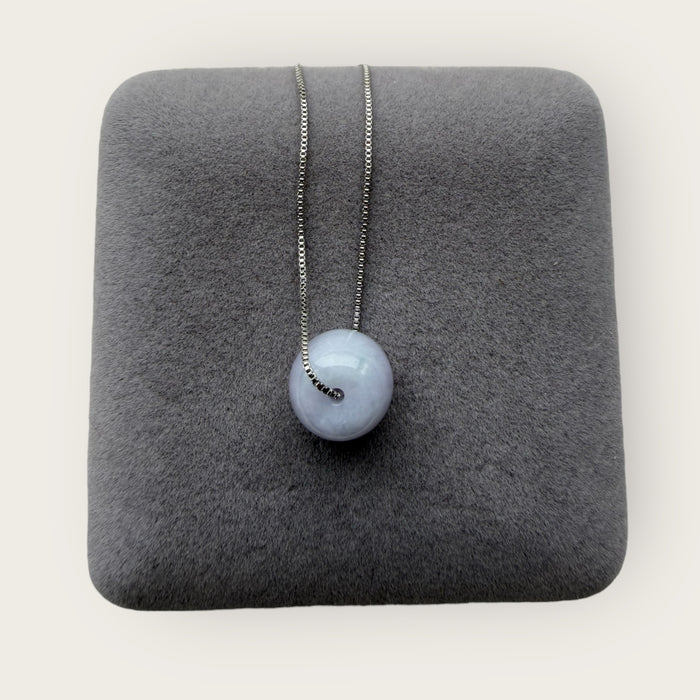 Purple Barrel Jadeite Necklace