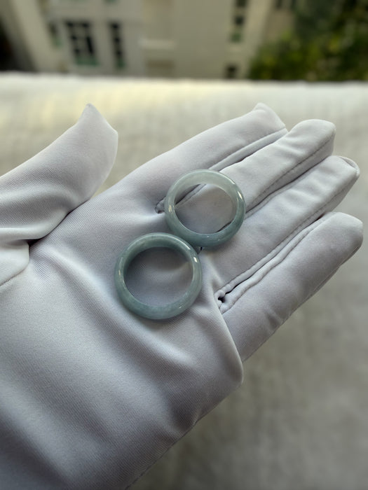 Blue Lavender Jadeite Ring