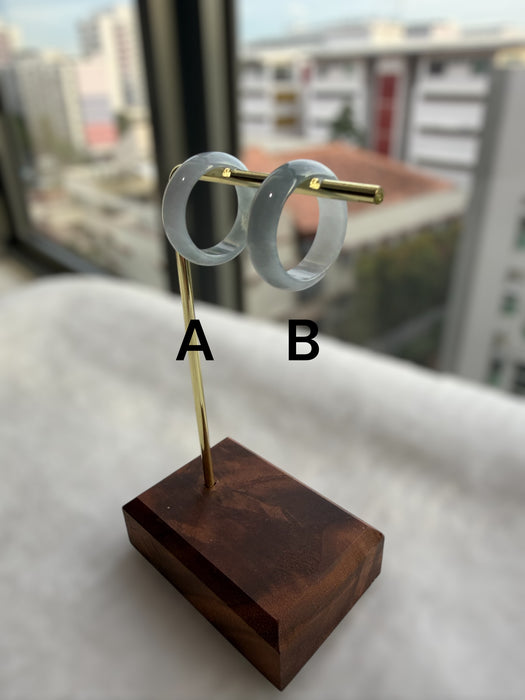 Blue Lavender Jadeite Ring