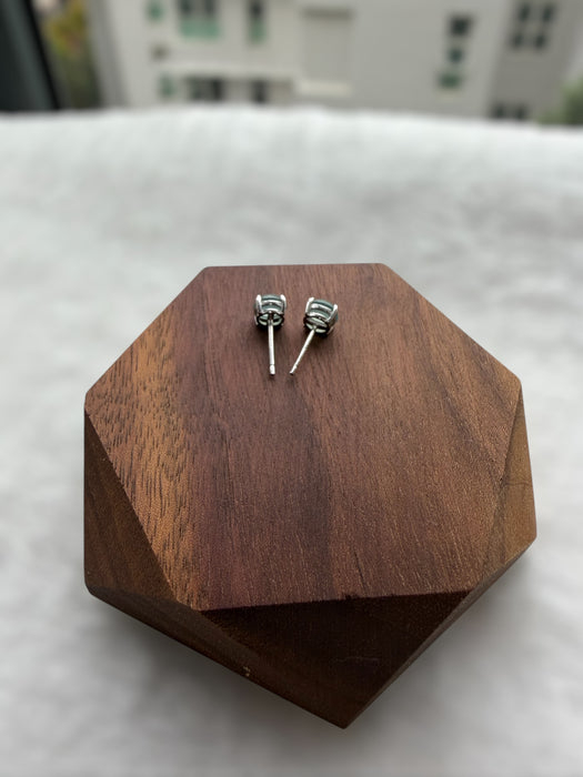 Blue Jadeite Earring Studs