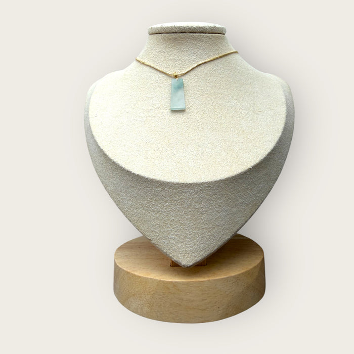 Jadeite Pendant - 18K Gold