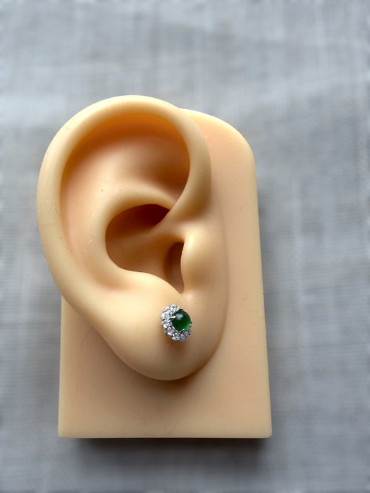 Jadeite Earring Studs