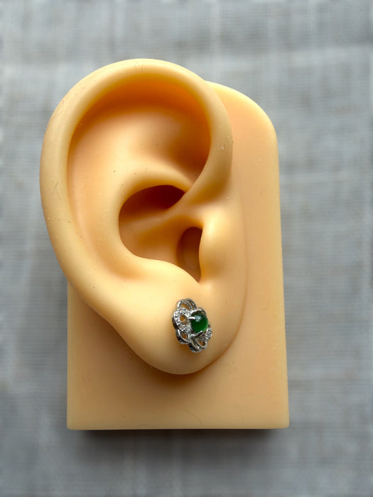 Jadeite Earring Studs