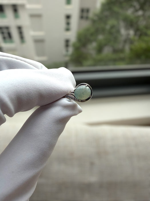 Monet Jadeite Cabochon Necklace