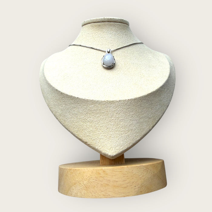 Purple Jadeite Cabochon Necklace