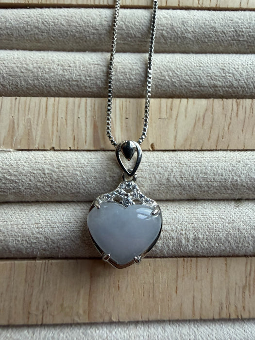 Purple Heart Jadeite Necklace