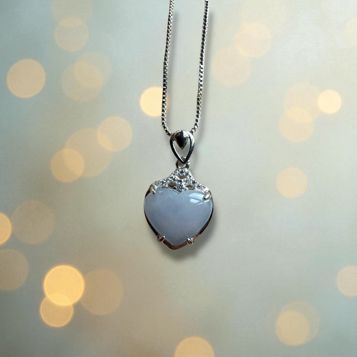 Purple Heart Jadeite Necklace