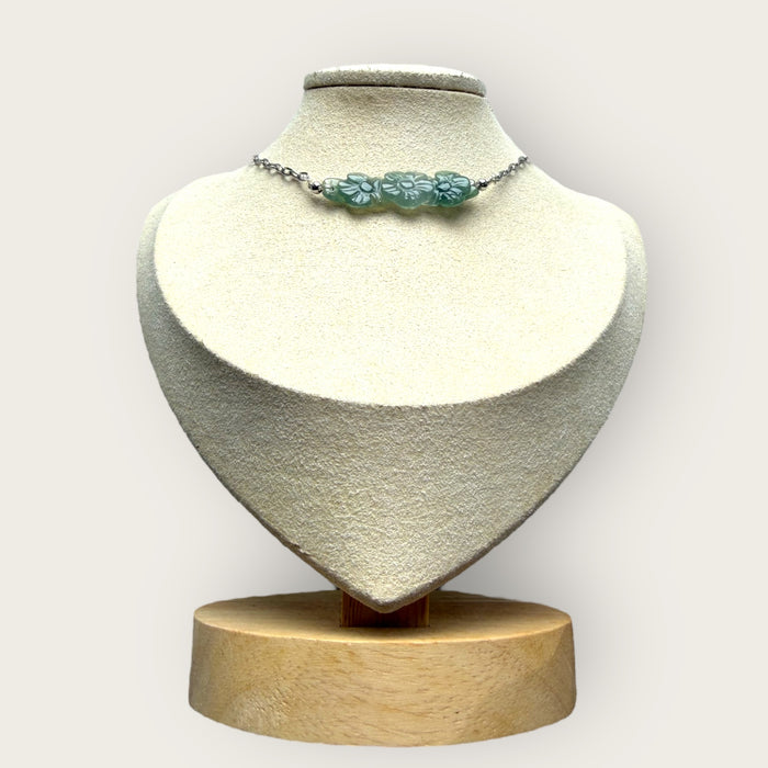 Flower Jadeite Necklace