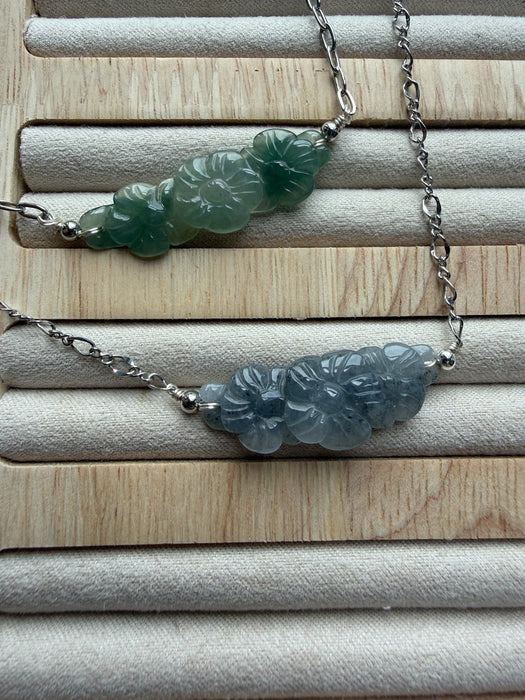 Flower Jadeite Necklace