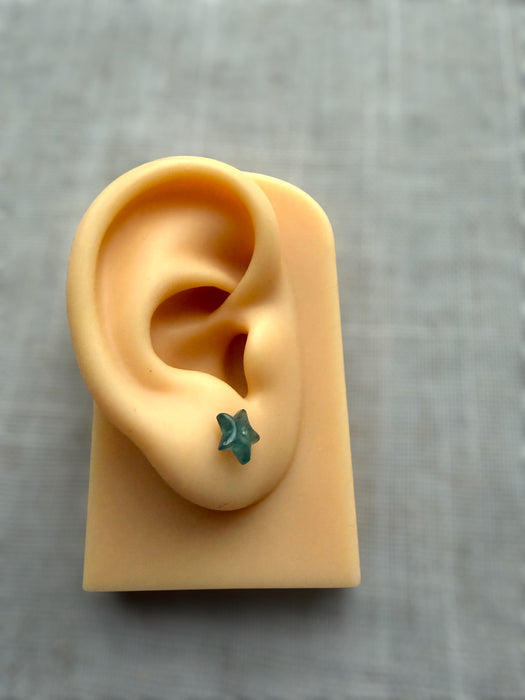 Star Jadeite Earring Studs