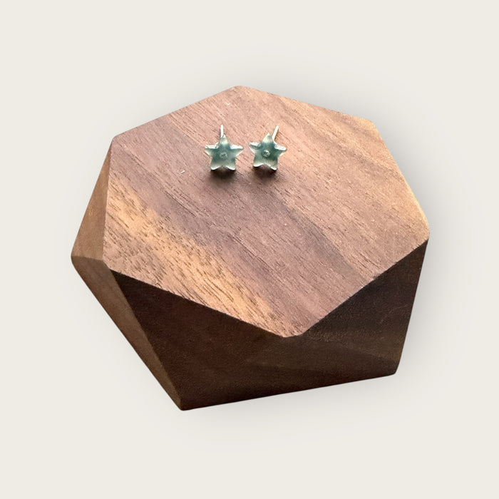 Star Jadeite Earring Studs