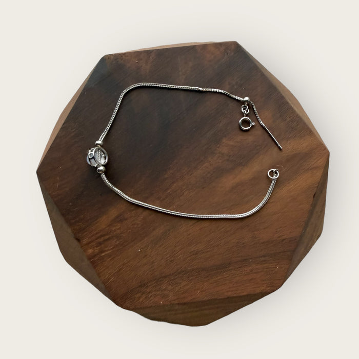 Purple Cabochon Jadeite Bracelet