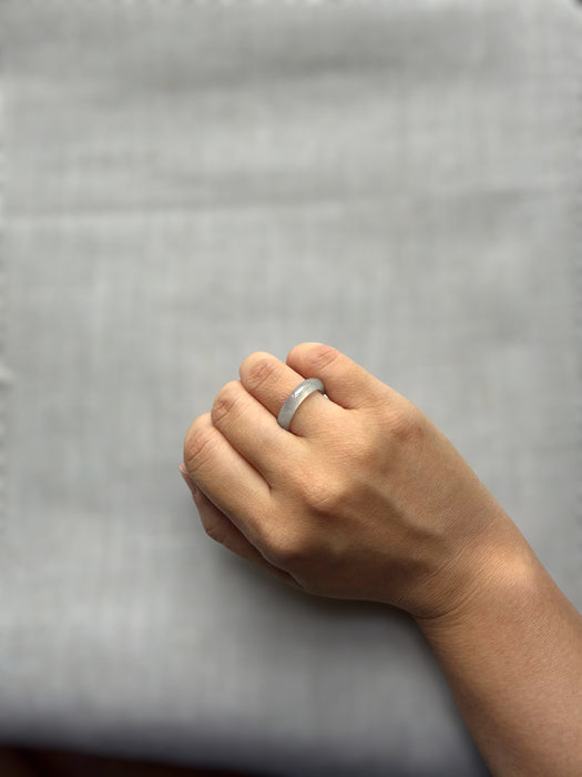 White Jadeite Ring