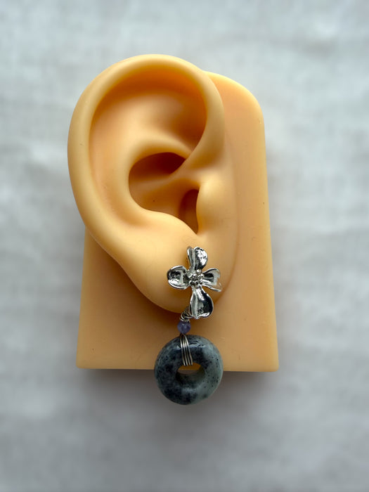 Donut Jadeite Earring Studs