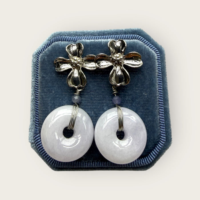 Donut Jadeite Earring Studs