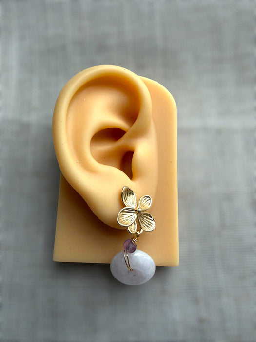 Donut Jadeite Earring Studs