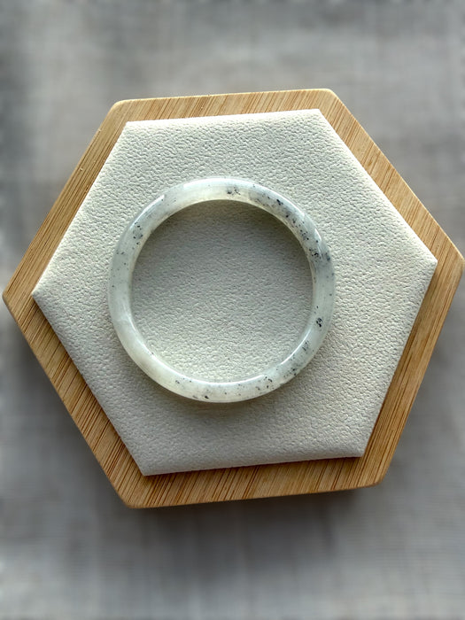 Icy Wuji Jadeite Bangle