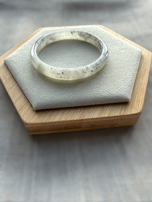 Icy Wuji Jadeite Bangle