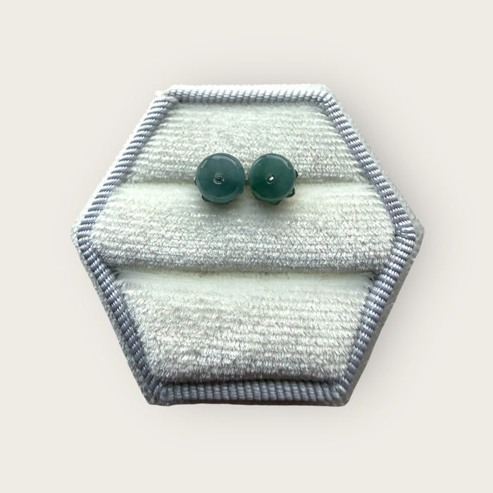 Guatemala Jadeite Earring Studs