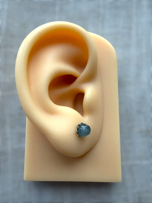 Guatemala Jadeite Earring Studs
