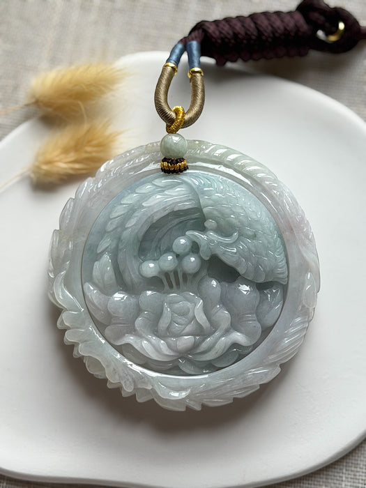 Carved Jadeite Bangle Set