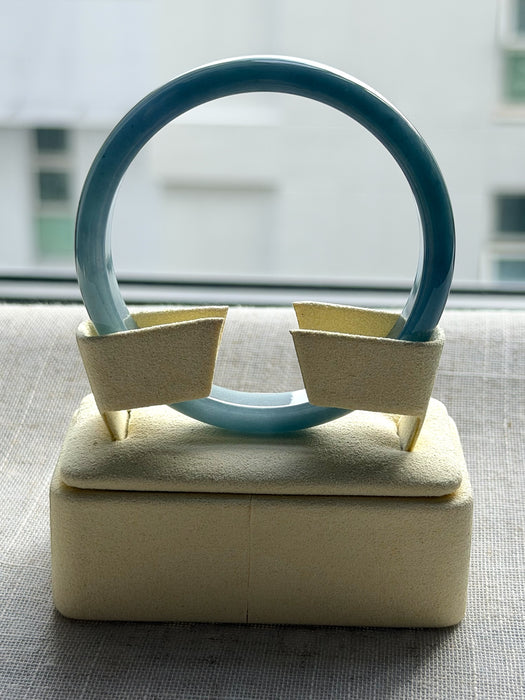 Blue Guatemala Jadeite Bangle