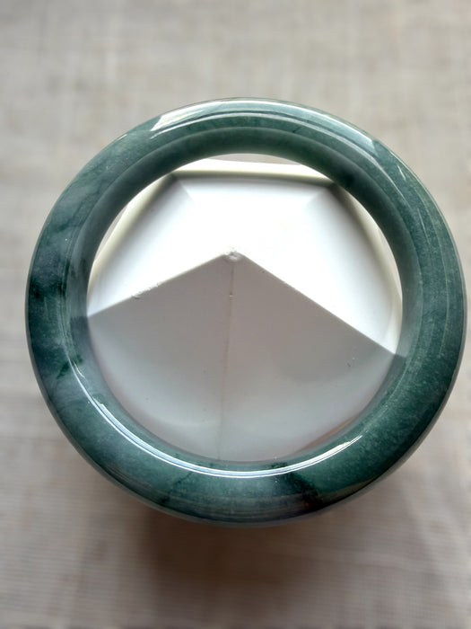 Denim Blue Guatemala Jadeite Bangle