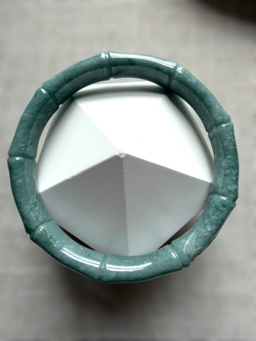 Guatemala Bamboo Jadeite Bangle