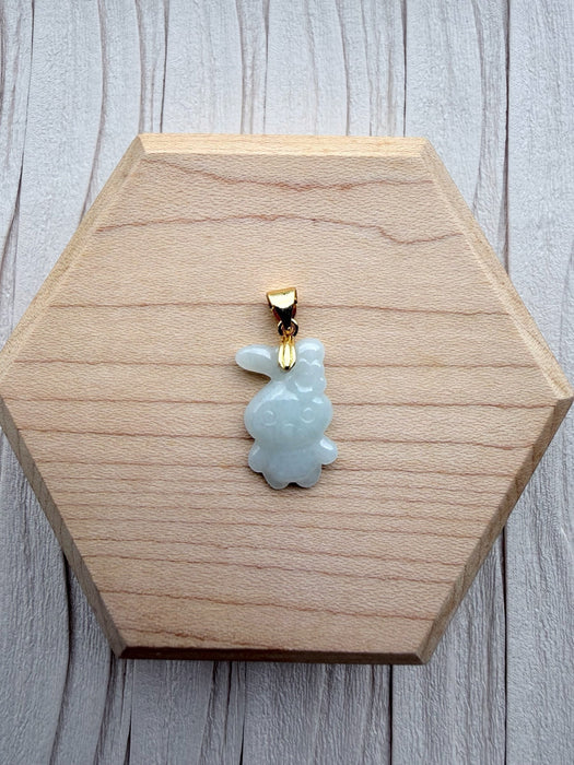 Celestial Bunny Jadeite Charm