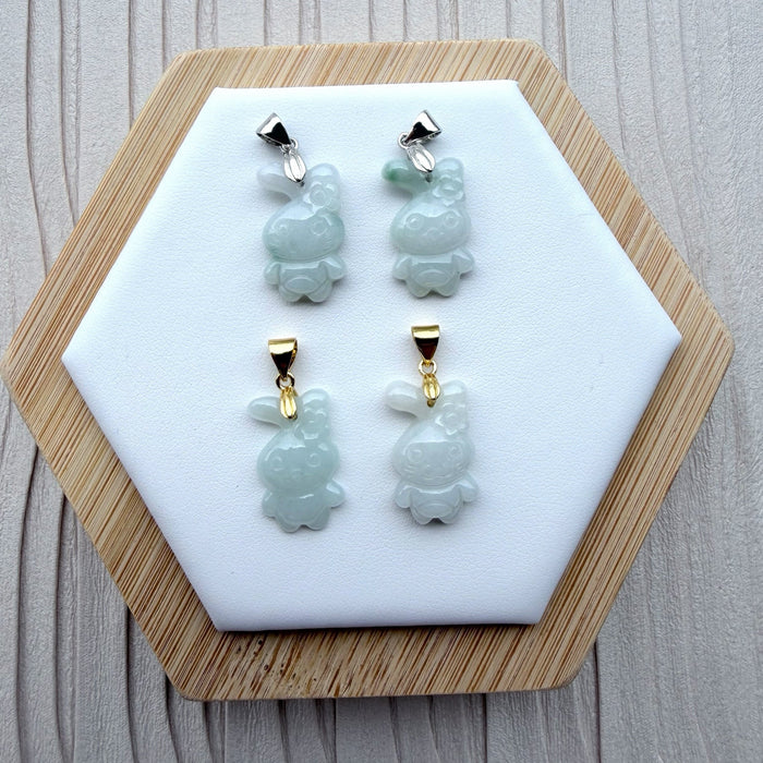 Celestial Bunny Jadeite Charm