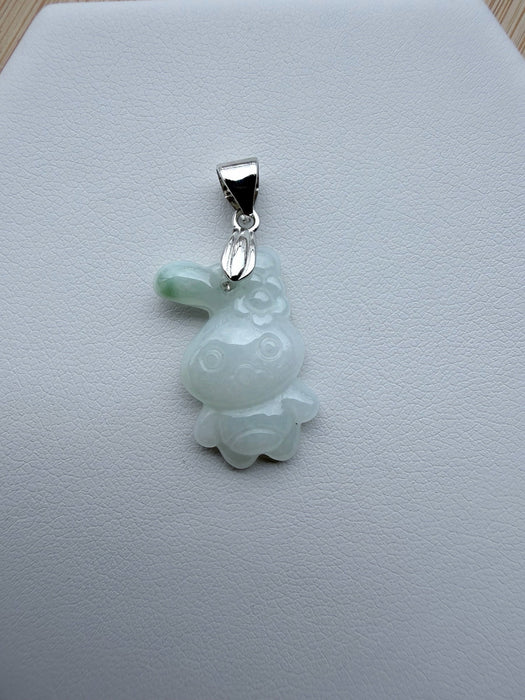 Celestial Bunny Jadeite Charm