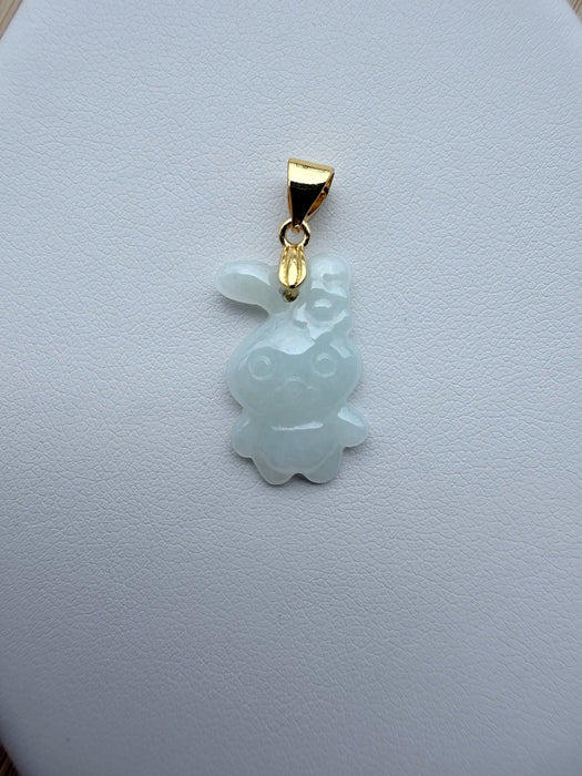 Celestial Bunny Jadeite Charm