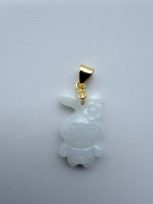 Celestial Bunny Jadeite Charm